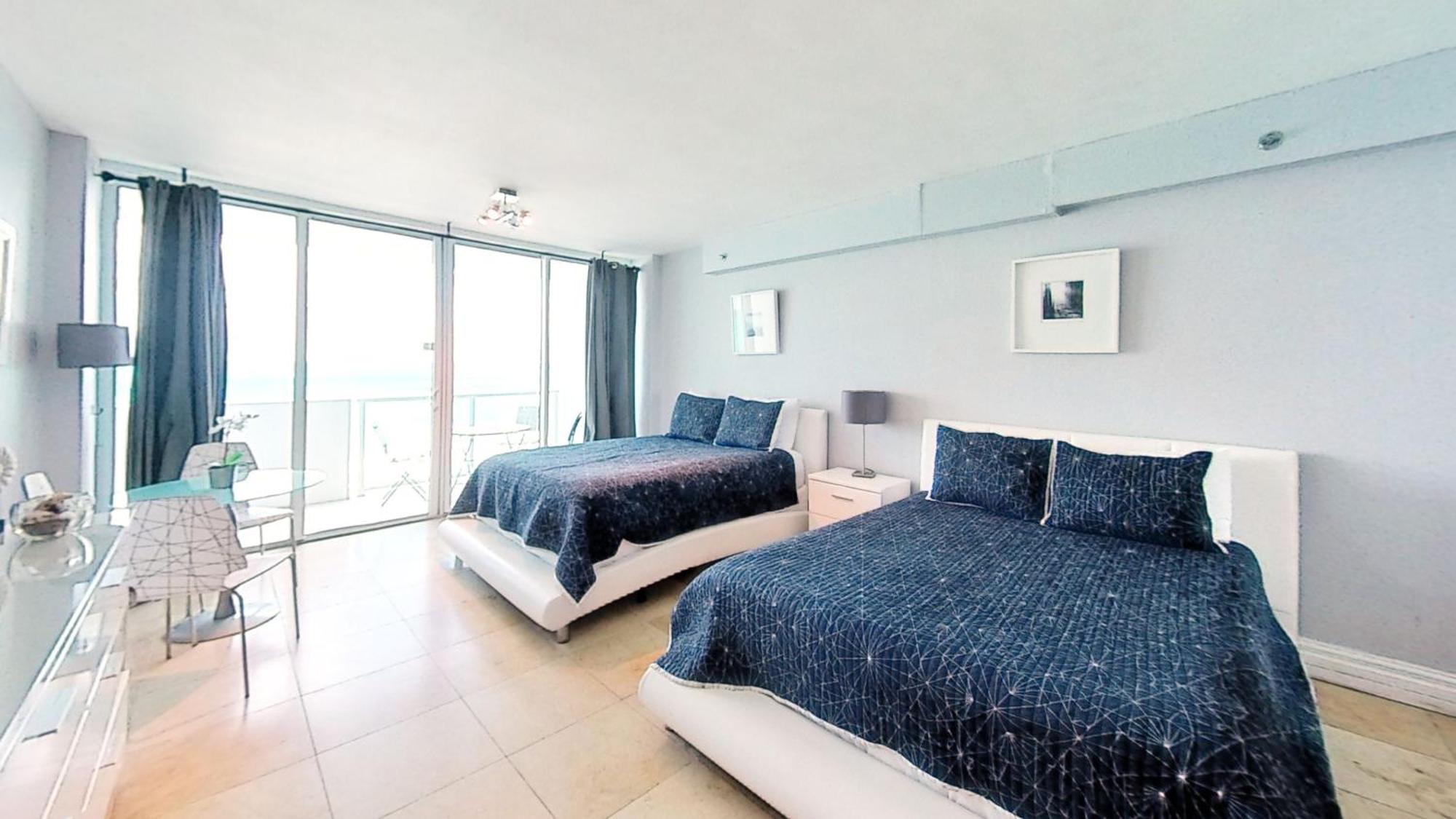 Castle 828 Oceanfront View With Balcony, Pool, Tennis, Beach Access And Free Parking! ميامي بيتش الغرفة الصورة